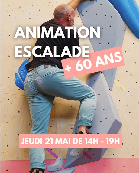 Journée escalade gratuite +60 ans